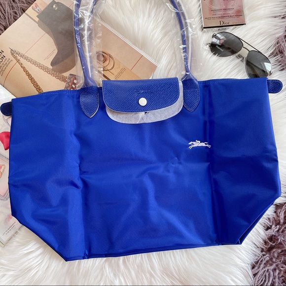Longchamp Le Pliage Club Tote - Cobalt - Picture 6 of 14